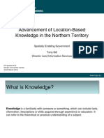 201249 Gill, Tony the Advancement of Location-Based Knowledge Management in the Northern Territory