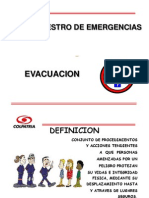 Evacuacion
