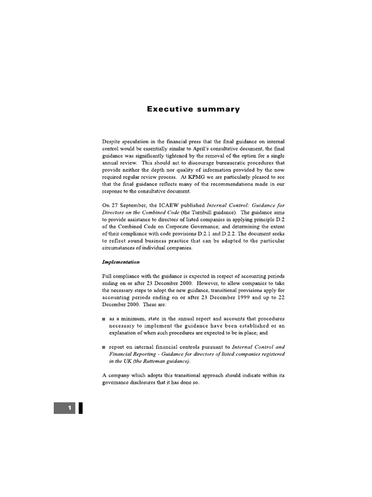 KPMG Internal Control Practical Guide2 | PDF