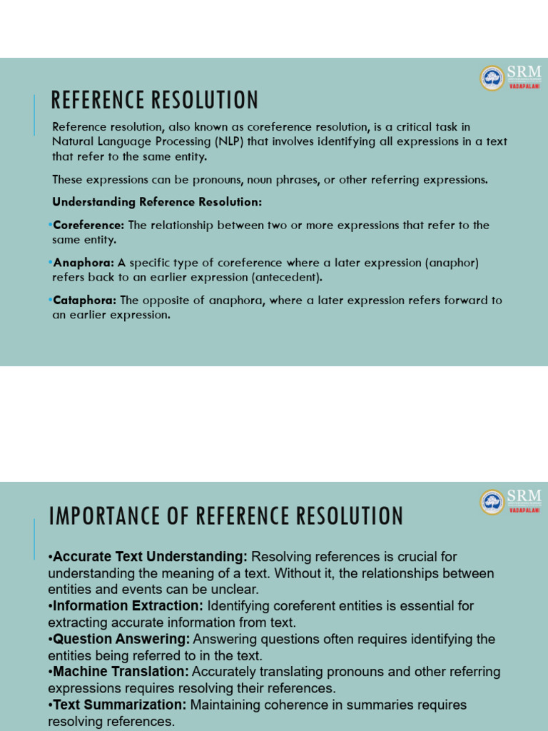 Coreference Resolution in NLP Explained | PDF | Pronoun | Semiotics
