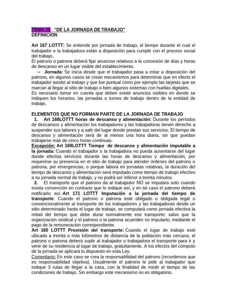 Jornadas de Trabajo: Definición y Tipos | PDF | Tiempo de trabajo | Salario