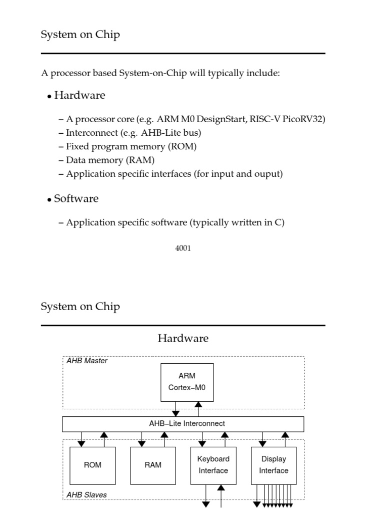 System On Chip XX | PDF | System On A Chip | Microprocessor
