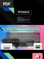 Types of Impact and Non-Impact Printers | PDF | Printer (Computing ...