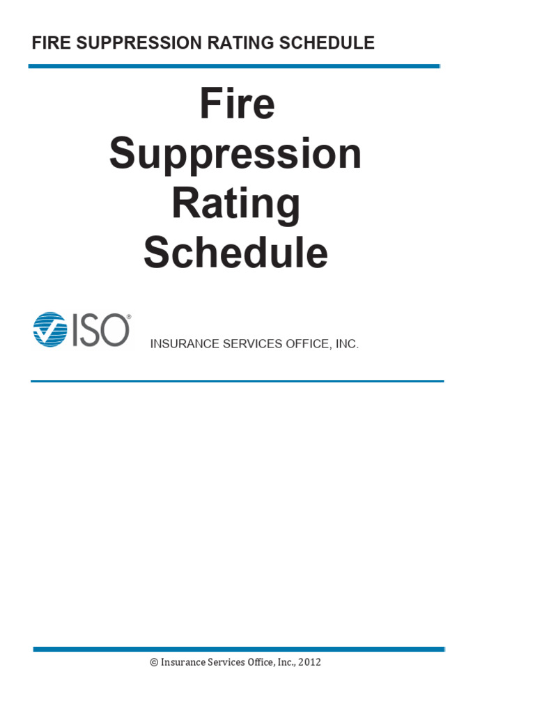 Iso FSRS | PDF | Firefighting | Fire Sprinkler System