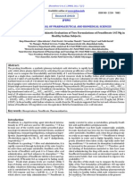 Bio Equivalence and Pharmacokinetic Evaluation of 2 Formulations of Fenofibrate 145mg in Healthy Indian Subjects