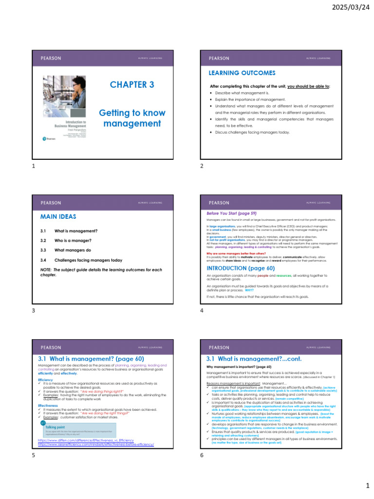 Understanding Management Roles and Skills | PDF | Diversity (Business ...