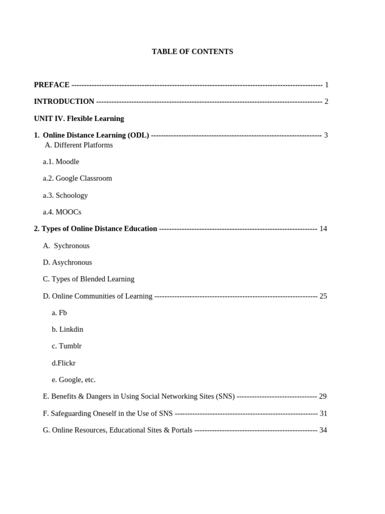 Flexible Learning & Online Education Guide | PDF | Educational ...