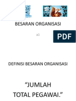 Besaran Organisasi