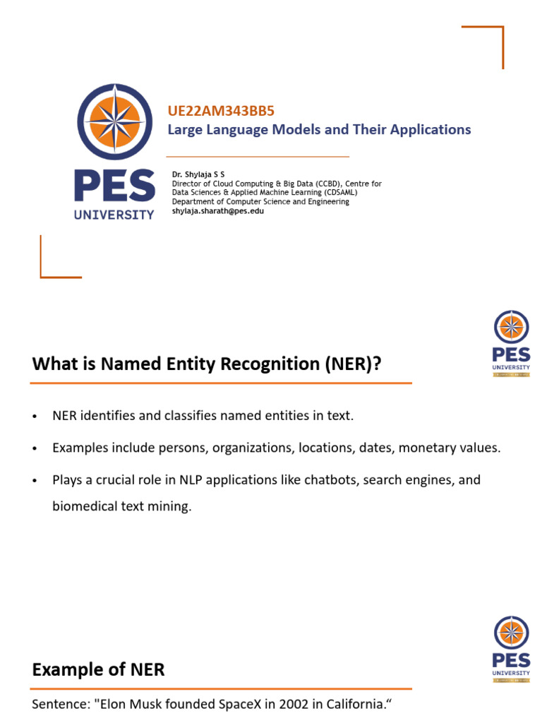Understanding Named Entity Recognition | PDF | Artificial Intelligence ...