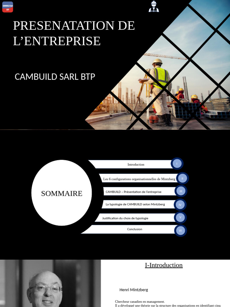 Typologie de CAMBUILD selon Mintzberg | PDF | Business | Bureaucratie