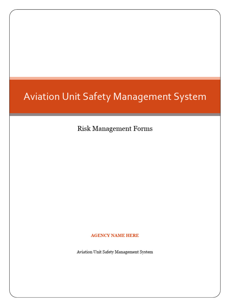 Aviation Unit Risk Assessment Report | PDF | Risk | Risk Assessment