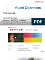 Heriyadi Janwar - Microsoft Openness