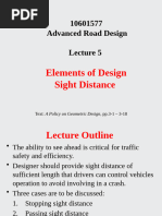 FDOT Sight Distance Criteria Overview | PDF | Interchange (Road ...