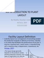 An Introduction To Plant Layout