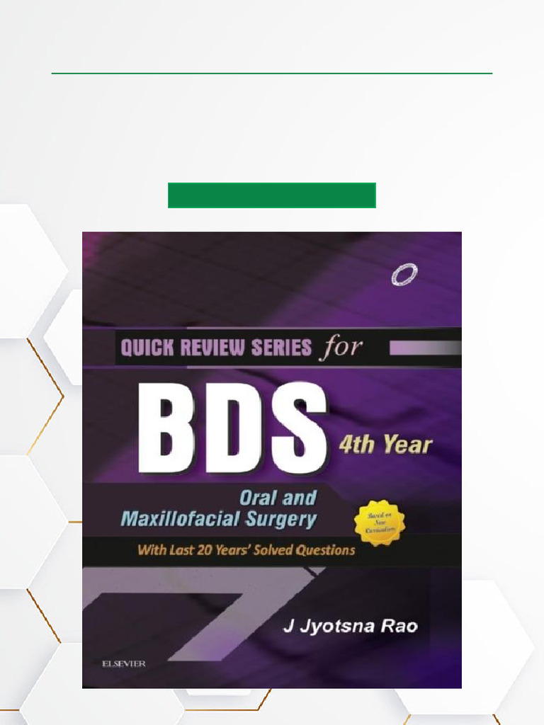 QRS For BDS 4th Year Oral and Maxillofacial Surgery Enhanced Ebook ...