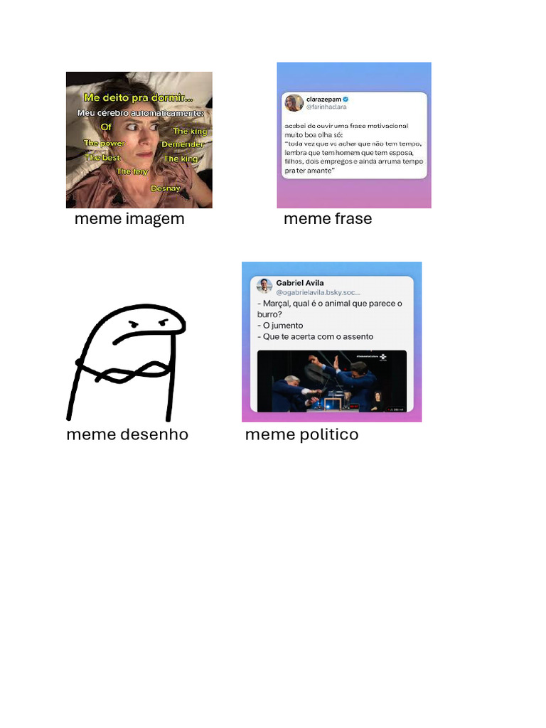 Meme Imagem Meme Frase: Meme Desenho Meme Politico | PDF
