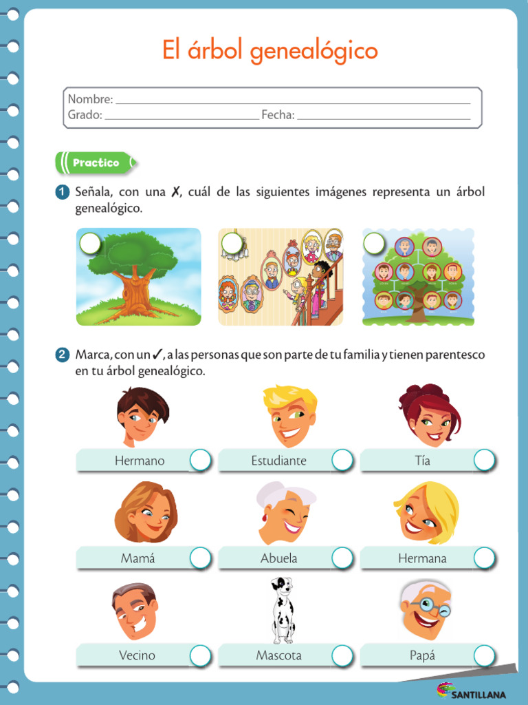 ES2 U1 P17 RI Arbol Genealogico | PDF
