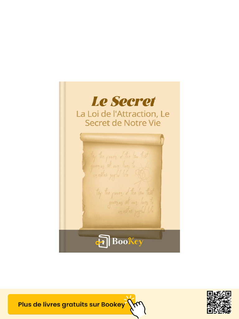 Le Secret de la Loi d'Attraction | PDF | Loi de l'attraction (Nouvelle ...