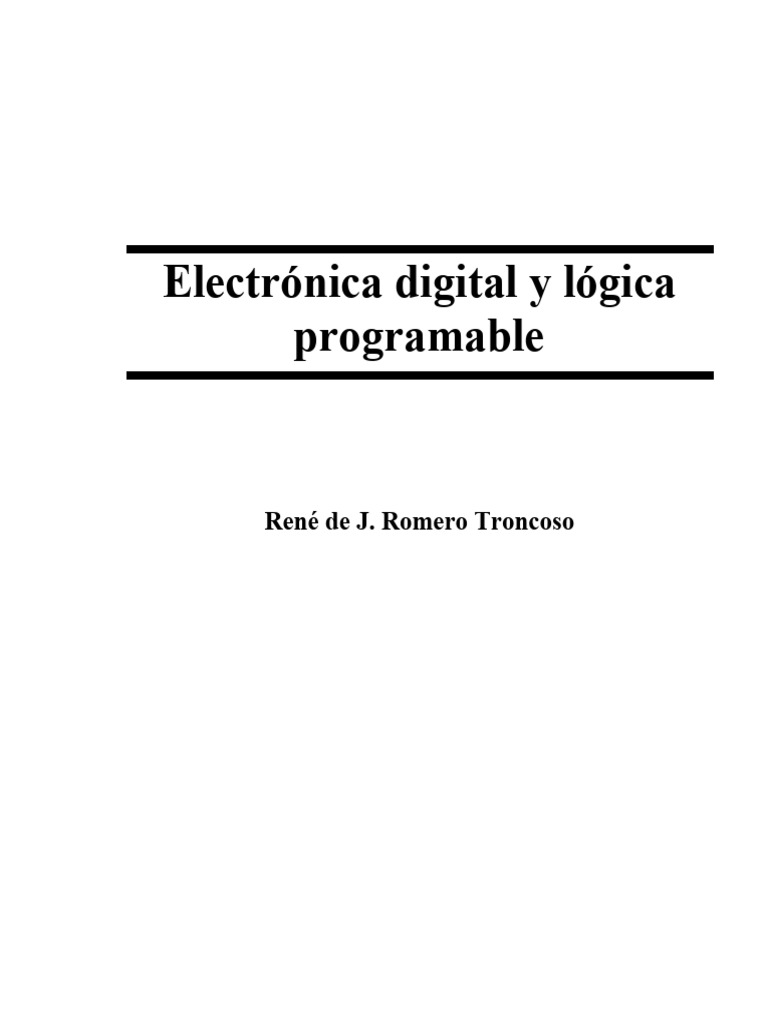 Electrónica Digital y Lógica Programable | PDF | Electrónica | Arreglos ...