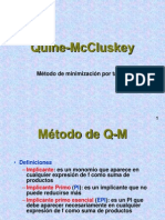 Quine-Mccluskey: Método de Minimización Por Tablas