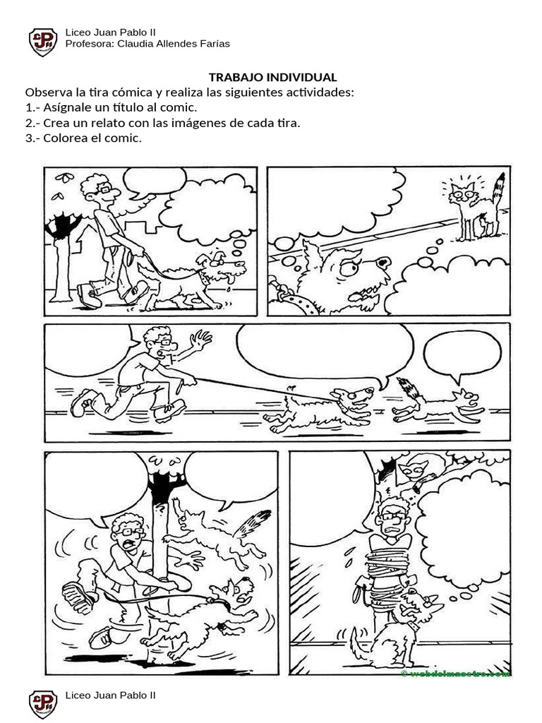 Comic para Completar | PDF | Cómics | Caricaturas