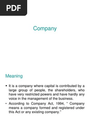 Company