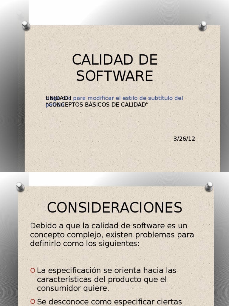 Calidad de Software | PDF | Informática