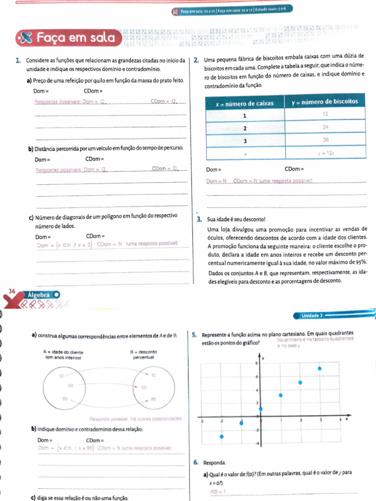 Livro 2 - Cap. 03 - Algebra - Funções | PDF