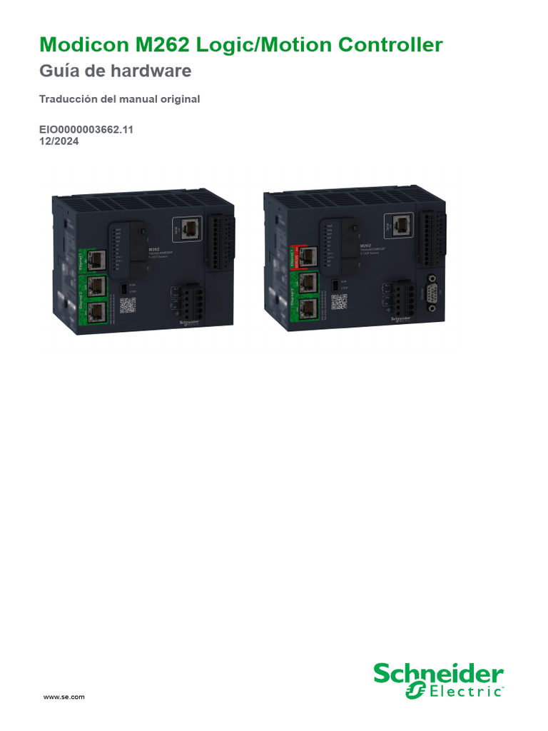 M262 Hardware Guide ES EIO0000003662 11 | PDF | Electrónica | Software