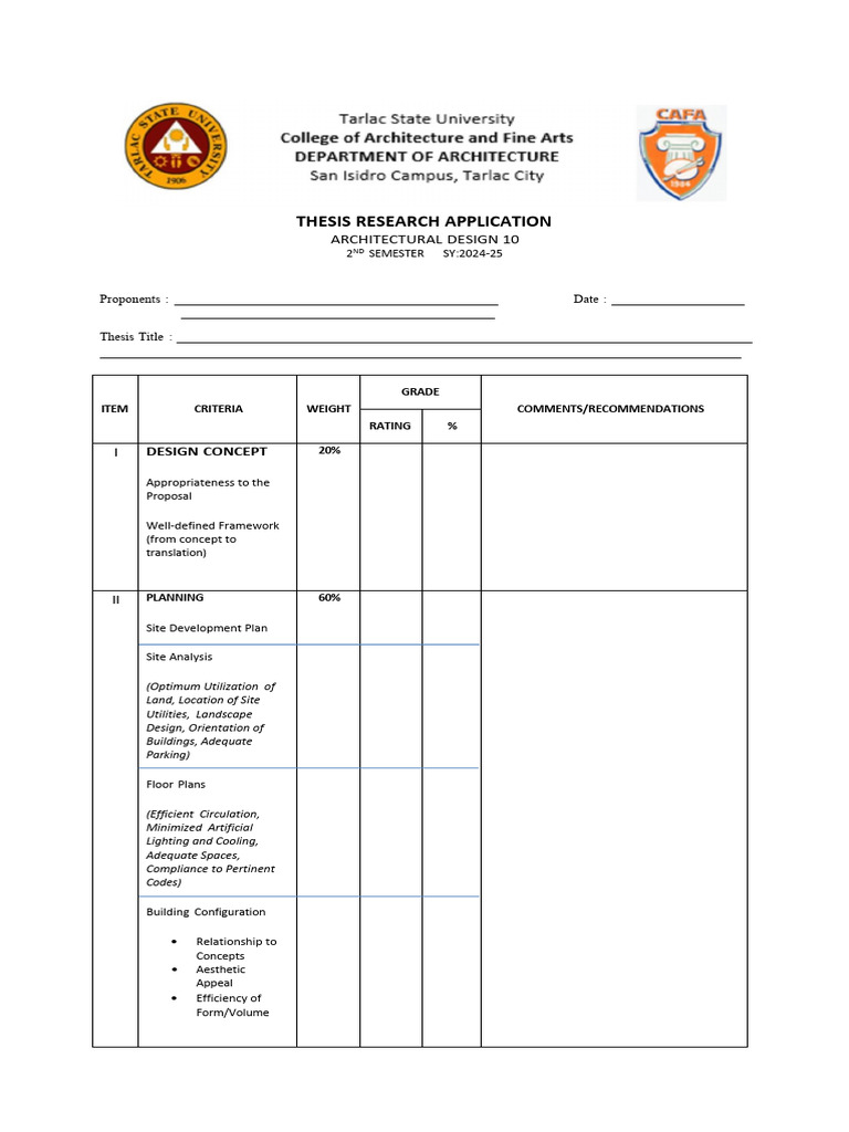 Grading Sheet ARD10 2024 25 | PDF