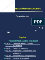 Fundamentele - Gandirii - Economice