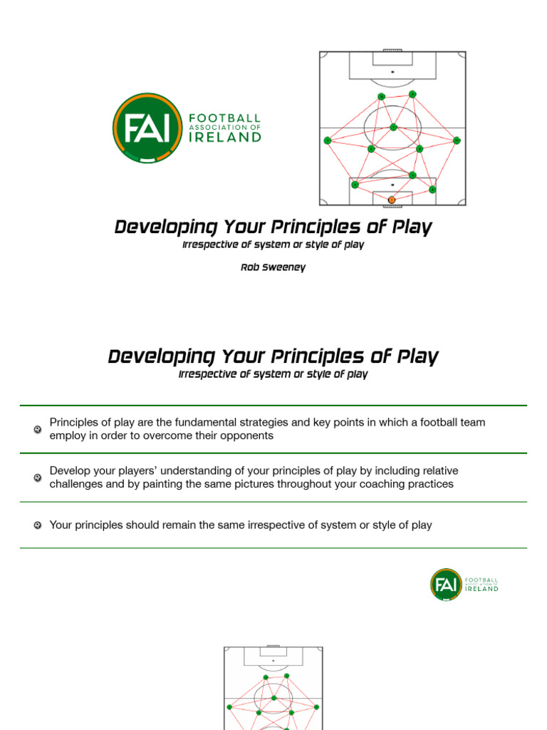 Principles of Play in Football Defense | PDF | Sports Rules And ...