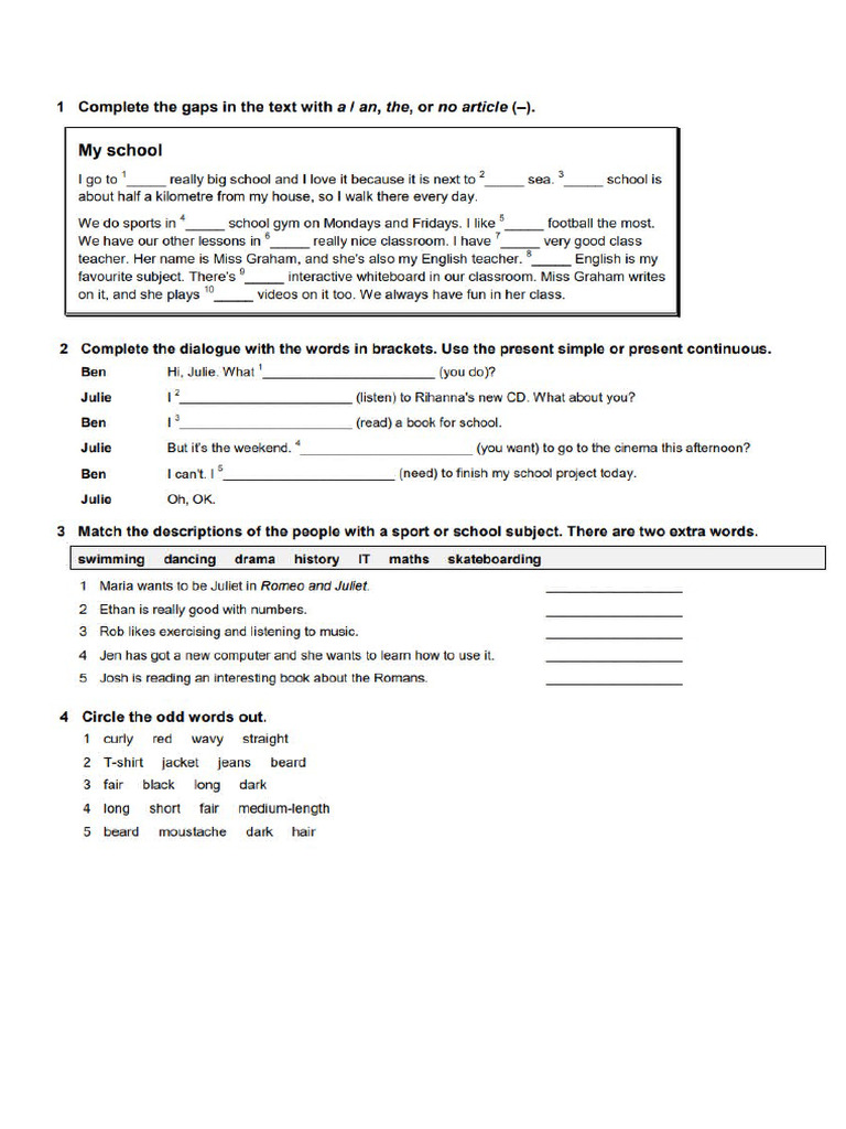 Example Exercises | PDF