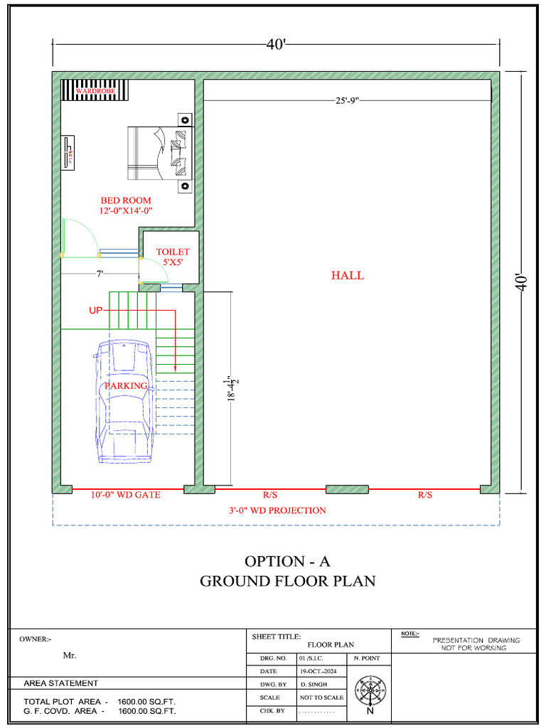 01 Floor Plan Option - A | PDF