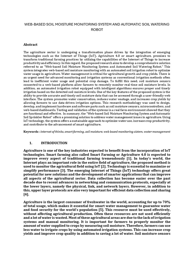 Web-Based Soil Moisture Monitoring System and Automatic Soil Watering ...