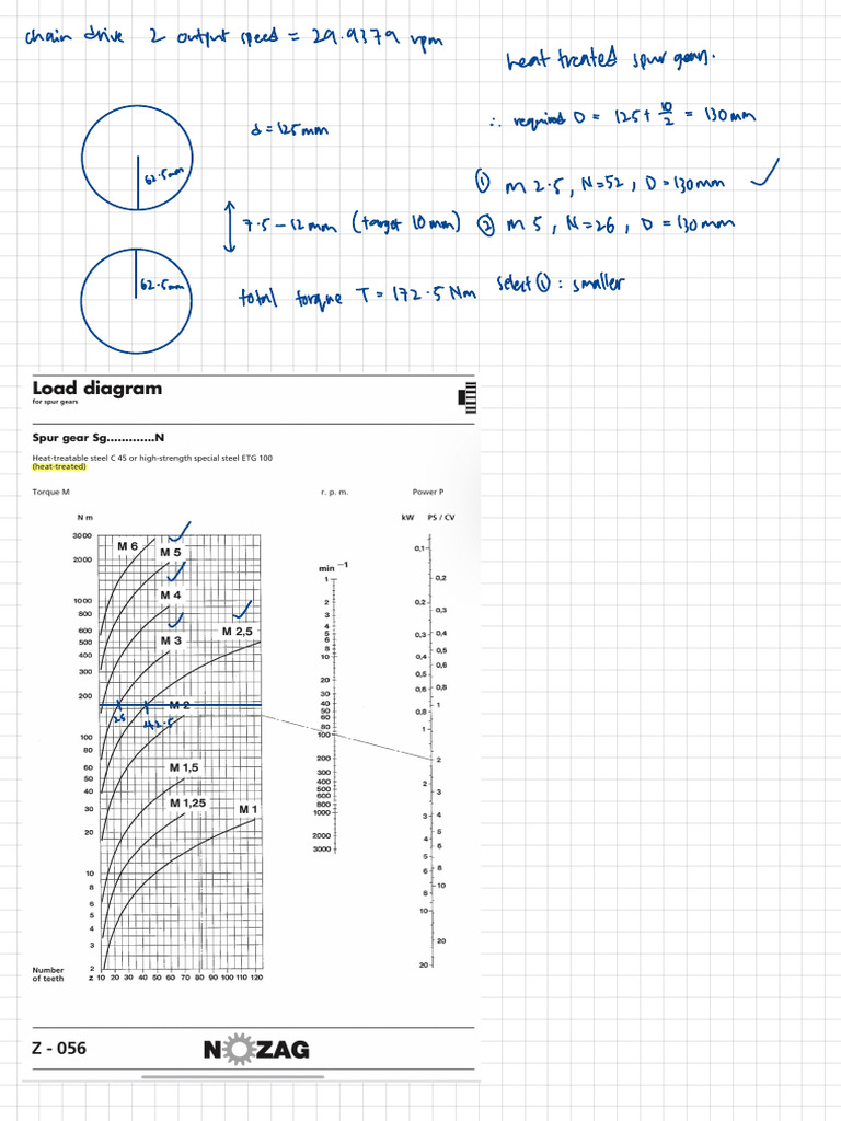 Chain Drive Torque and Load Calculations | PDF | Mechanical Engineering ...