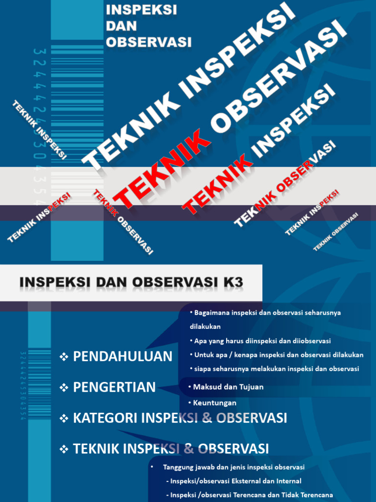 Teknik Inspeksi dan Observasi K3 | PDF