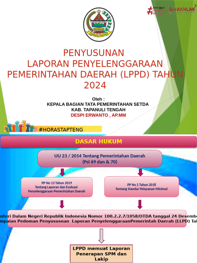 Penyusunan LPPD 2024 Tapanuli Tengah | PDF