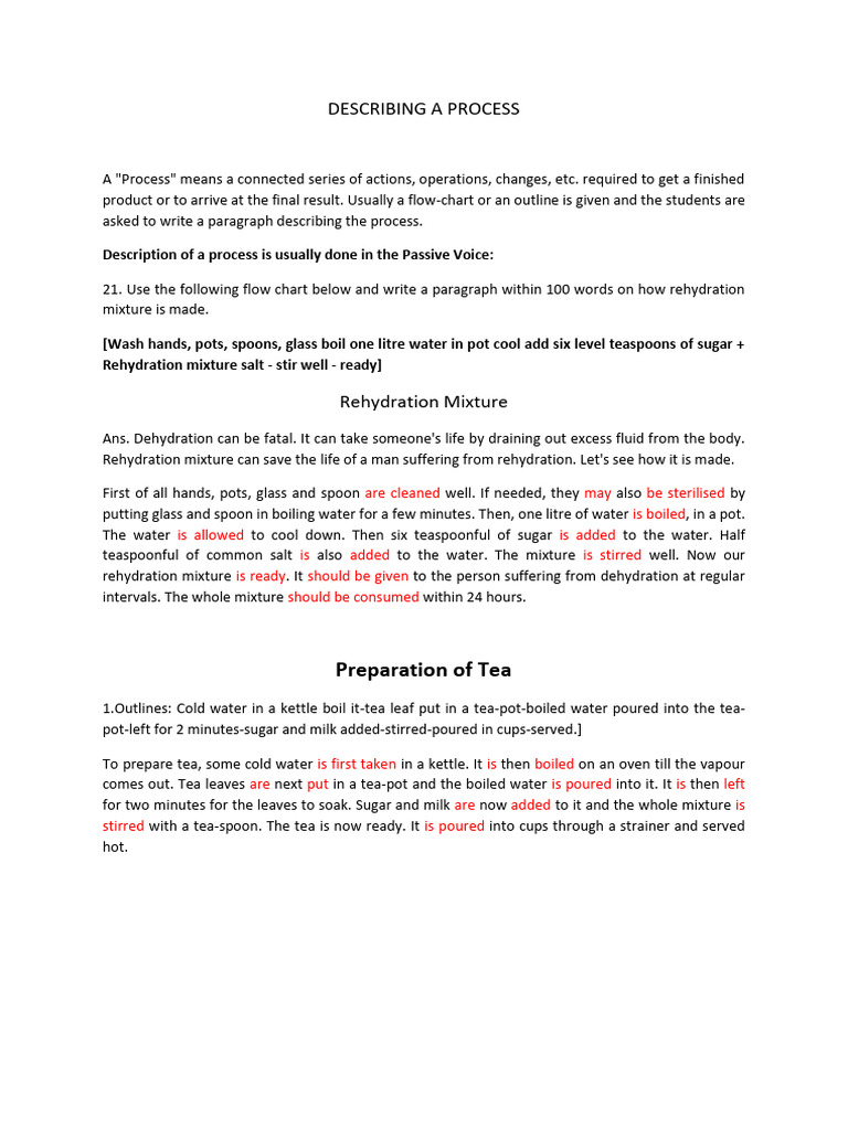 How to Prepare Tea Step-by-Step | PDF