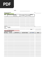 Daily Cash Movement Report Summary | PDF