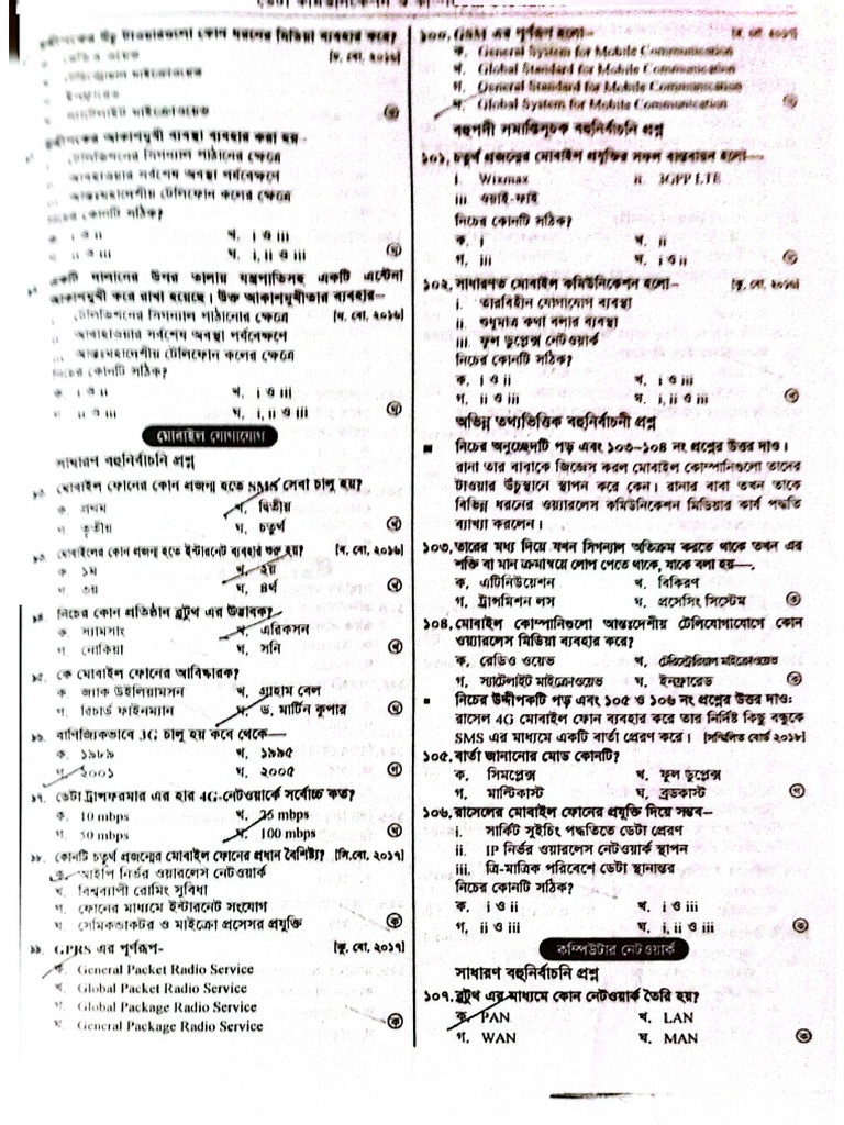 Ict 2nd Chapter MCQ | PDF