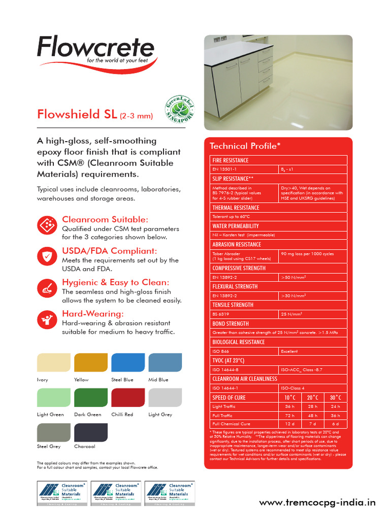 Flowshield SL Epoxy Flooring Overview | PDF | Building Engineering ...