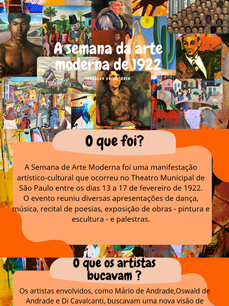 Semana de Arte Moderna 1922: Impacto e Críticas | PDF