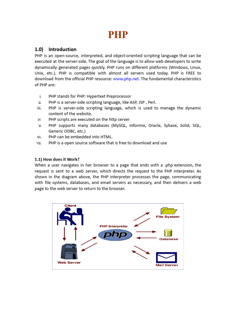 Introduction to PHP Programming Basics | PDF | Control Flow | Php