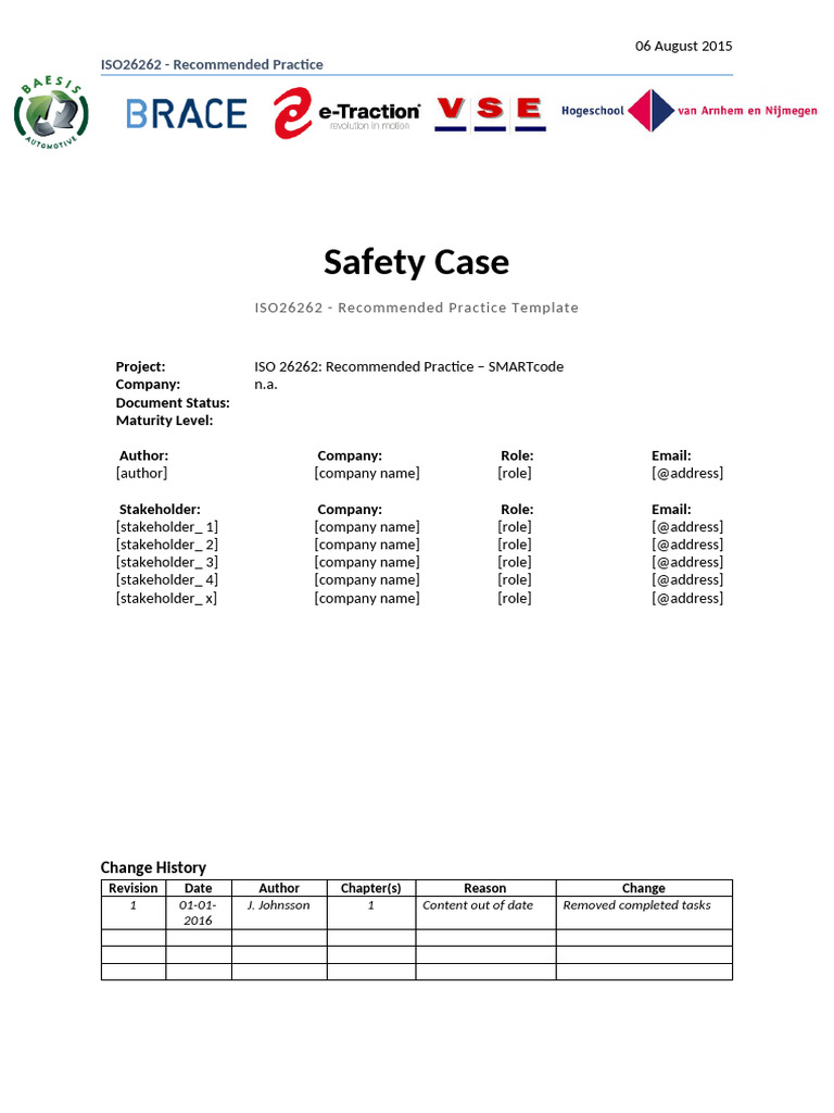 ISO 26262 Safety Case Recommended Practices | PDF