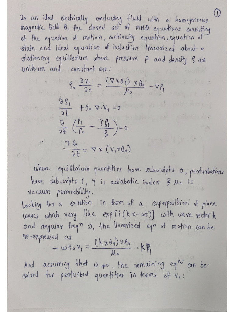 Alfven and Magnetosonic Waves | PDF