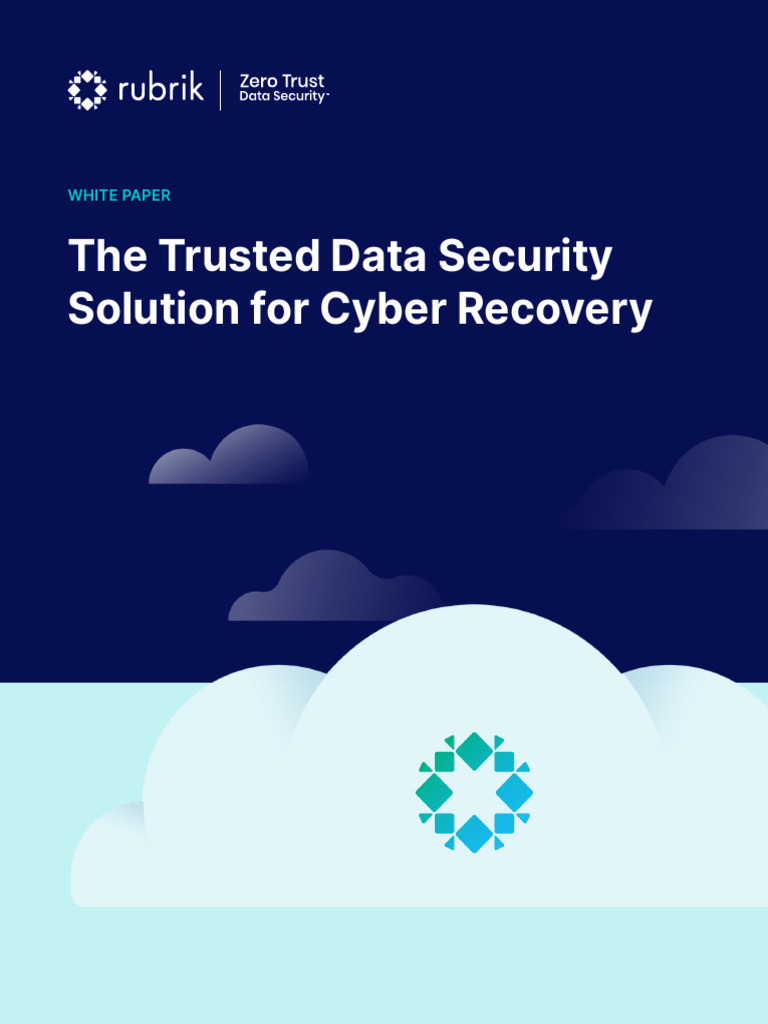 Trusted Data Security Solution For Cyber Recovery | PDF | Security ...