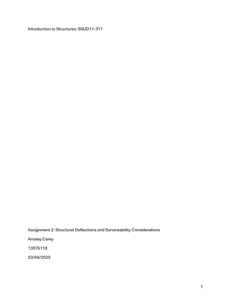 Introduction To Structures A2 | PDF | Bending | Beam (Structure)