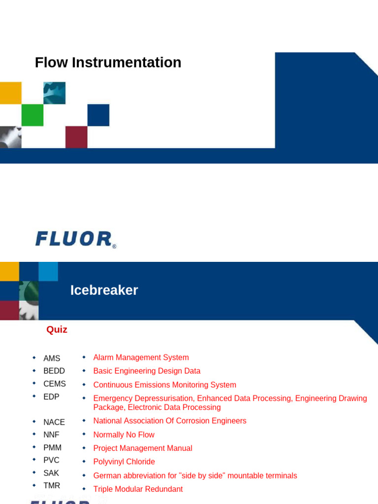 Flow Instrumentation Overview and Types | PDF | Flow Measurement ...