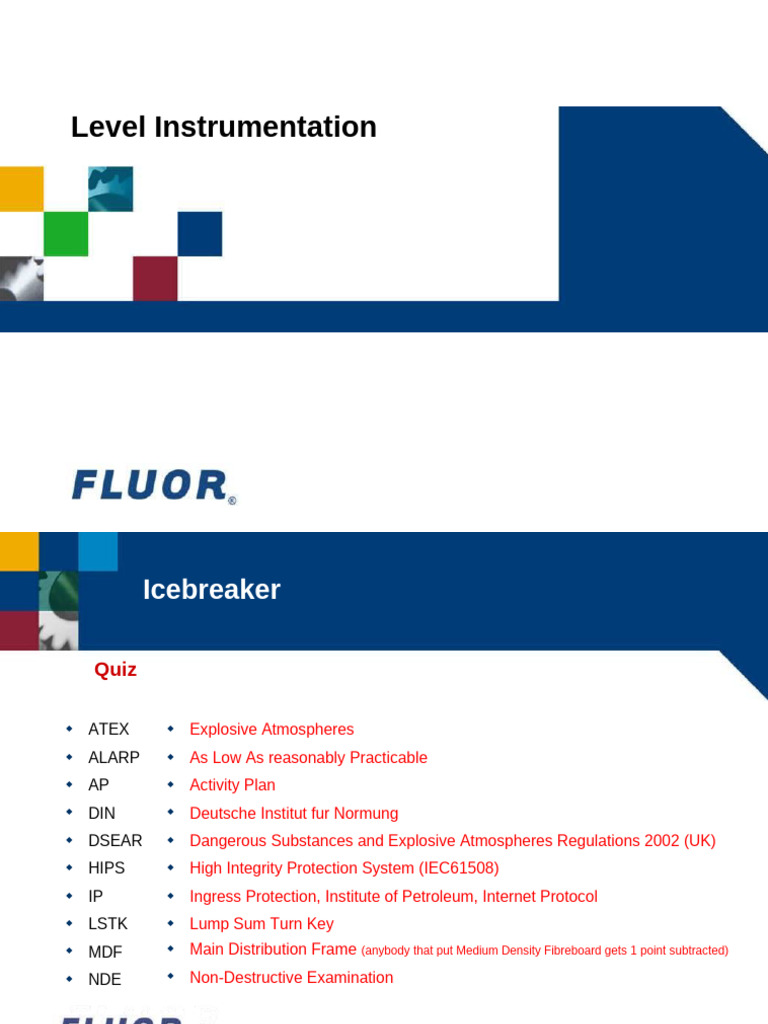 Level Instrumentation Overview and Types | PDF | Electromagnetic ...